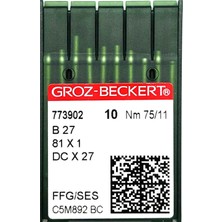 Groz Beckert Dc-27 Overlok Makinesi Iğnesi No:11