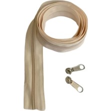 Koza 10 Metre Krem Fermuar +20 Başlık Tip5