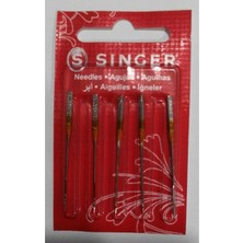 Singer 2045 / 11 No, 3 Lu Paket, Ev Tipi Dikiş Makine Iğnesi, Jarse Iğnesidir. 15 Adet Iğne