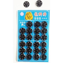Akyüz Makine Çıtçıt Dügme Siyah Renk 1no (16MM) 24 Adet