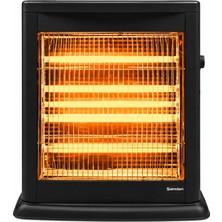 Şamdan 3009 Buharlı ve Termostatlı Quartz Soba 2750 W Isıtıcı ile Konforlu Alanlar Yaratın