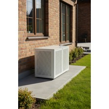 Liccia Klima Motoru/Dış Ünite Gizleme/Koruma Kafesi XS 7000 BTU - 9000 BTU 86X44X65(H) Alüminyum Square