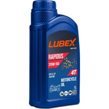 Lubex Rapidus 20W50 1 Litre Motosiklet Yağı