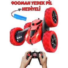 Boratila Toys 2.4 Ghz Işıklı Şarjlı Uzaktan Kumandalı Ekstra Pilli Kırılmaz Akrobat Araba