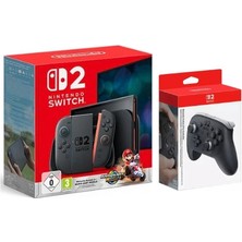 Nintendo Switch 2 Mario Kart Bundle + Switch 2 Pro Controller ( Ithalatçı Garantili )