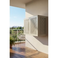 Liccia Klima Motoru/Dış Ünite Gizleme/Koruma Kafesi M 18000 BTU - 24000 BTU 110x56x85(H) Square