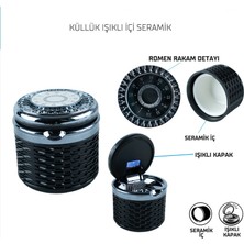 Viteksa Küllük Işıklı Siyah Seramik
