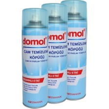 Pratik Ev Cam ve Parlak Yüzeyler Için Cam Temizleme Köpüğü 500 ml (3 Adet)