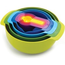 Kadıoğlu Ticaret Kitchenaid 40031 Nest 9 Plus Karıştırma Kaseleri; 32.5X26X15 Cm, Çok Renkli