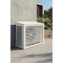 Liccia Klima Motoru/Dış Ünite Gizleme/Koruma Kafesi M 18000 BTU - 24000 BTU 110x56x85(H) Açılı Condor
