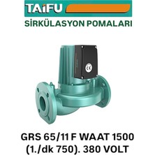 Taifu Grs 65/11 F Flanşlı Sirkülasyon Pompası 380 Volt, 1500 Watt