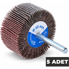 Zenflex Saplı Mop Zımpara 60X30X6MM | 40-60-80 Kum | 5 Adet