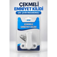Alıç Çekmeli Emniyet Kilidi – 1 Adet | Çek Çevir Mekanizmalı Pencere ve Kapı Güvenlik Kilidi