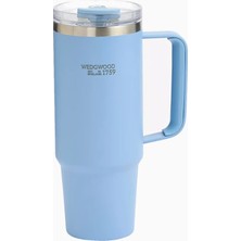 Wedgwood Jasper Pipetli Paslanmaz Çelik Termos Bardak 888 ml