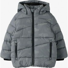 Name It Puffer Mont, 2 Yaş, Koyu Gri