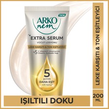 Arko Nem Extra Serum Leke Karşıtı & Ton Eşitleyici Vücut Losyonu 200 ml
