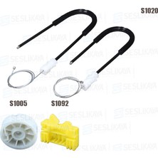 Renault Clio 2 Coupe Cam Kriko Teli Sağ Set 98-05 7700842240