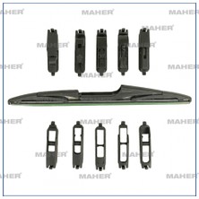 Maher Silecek Süpürgesi Plastik Tip 10 Aparatlı 12 Arka (300MM)