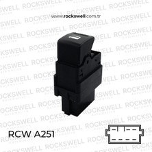 Skoda Octavıa Cam Acma Kapama Anahtarı Teklı (Sol Arka) Octavıa Iı Yetı(Oem 1Z0959855)