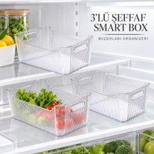 Okyanus Home Smart Box Şeffaf 3'lü Set 2000ML