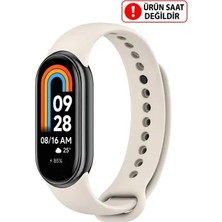 Dexmon Xiaomi Mi Band 8 / Mi Band 9 / Mi Band 10 Uyumlu Silikon Kordon Kayış Metal Pimli