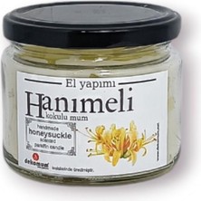 Hem Tütsü Fitilli Kokulu Kavanoz Mum Hanımeli