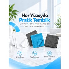 Vidbel 6 Parça Genel Amaçlı Temizlik Paketi – Cam, Toz, Yer ve Yüzey Için Mikrofiber Bez Seti