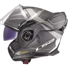 Ls2 Advant x Karbon Horizon Çene Açılır Kask