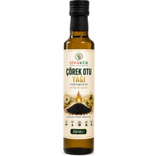 Şifakür Bitkisel Sağlık Ürünleri Çörek Otu Yağı 250 ml Soğuk Sıkım Yerli Tohum Cam Şişe