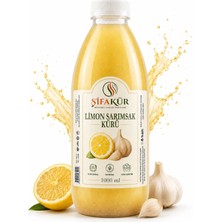 Şifakür Bitkisel Sağlık Ürünleri Limon Sarımsak Kürü 1000 ml 60 Gün Dinlendirilmiş