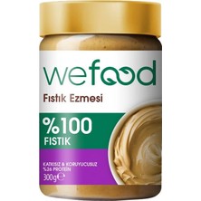 Wefood %100 Sade Yer Fıstığı Ezmesi 300 gr