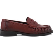 Gönderi(r) Kadın Bordo  Loafer Ayakkabı