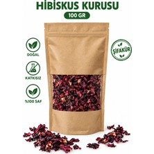 Şifakür Bitkisel Sağlık Ürünleri Hibiskus Çayı Bamya Çiçeği Kurusu 100 gr