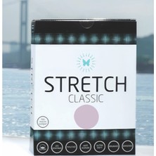 Stretch Tek Kişilik Lastikli Çarşaf Pudra