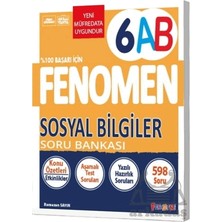 Fenomen Yayıncılık 6. Sınıf Fenomen Sosyal Bilgiler Soru Bankası A-B