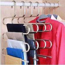 Akse 5 Katlı Metal Pantolon Eşarp Askısı