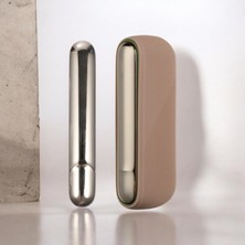 Venoar ç-standart IQOS Iluma ve IQOS Iluma i  Elektrikli Sigara Bej Renkli Silikon Kılıfı