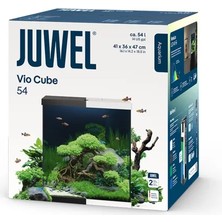 Juwel Vio Cube 54 Siyah Akvaryum Seti 41X36X47 cm LED Aydınlatmalı ve Filtreli