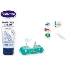 Alt Değiştirme Seti 3 Parça: Sema Baby Alt Açma Minderi + Prima Islak Mendil + Bübchen Pişik Kremi