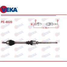 Komple Aks Sağ Partner Tepee Berlingo 08+ 307 308 1 3008 1 5008 1 C4 1-2 Hb / Picasso Ds4 3273AC Veka