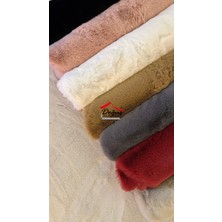 Doğuş Peluş Halı Ultra Soft Bordo Yumuşak Dokulu Peluş Halı Asimetrik