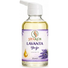 Şifakür Bitkisel Sağlık Ürünleri Lavanta Yağı 20 ml Lavanta Bakım Yağı Cilt ve Saç İçin
