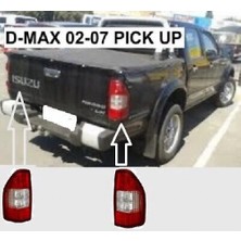 Maher Isuzu D Max - 2002-2007 Stop Lambası Sol (Oem NO:8972347501)