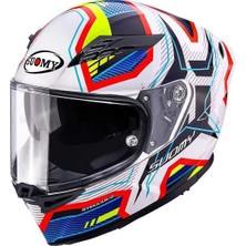 Suomy Stellar 2 Kask Blackstar Beyaz Mavi