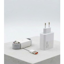 Neworg Xiaomi 90W Ultra Hızlı Turbo Şarj Cihazı ve Type-C Kablo Seti Type-C Destekli Tüm Telefonlar ve Cihazlara Uyumlu