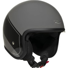 Zeus Kask ZS-389 E29 Gray Black Sılver - Beden Xl