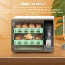 Evonest 24 Yumurtalık Tam Otomatik Hobi Kuluçka Makinesi | Kabin Tip Model