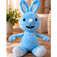 Toys Mavi Tavşan Peluş Oyuncak – Uzun Kulaklı Sevimli Yumuşak Tavşan 40 cm