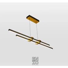 Enzo Light Cosmo Downlight Ofis & Çalışma Masası Kumandalı Lineer Sarkıt Silver Kumandalı Dimmerli