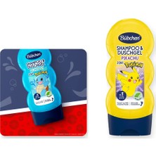 Bübchen Çocuk Banyo Eğlencesi Hediye Seti 2 Parça: Pokemon Schiggy + Pokemon Pikachu